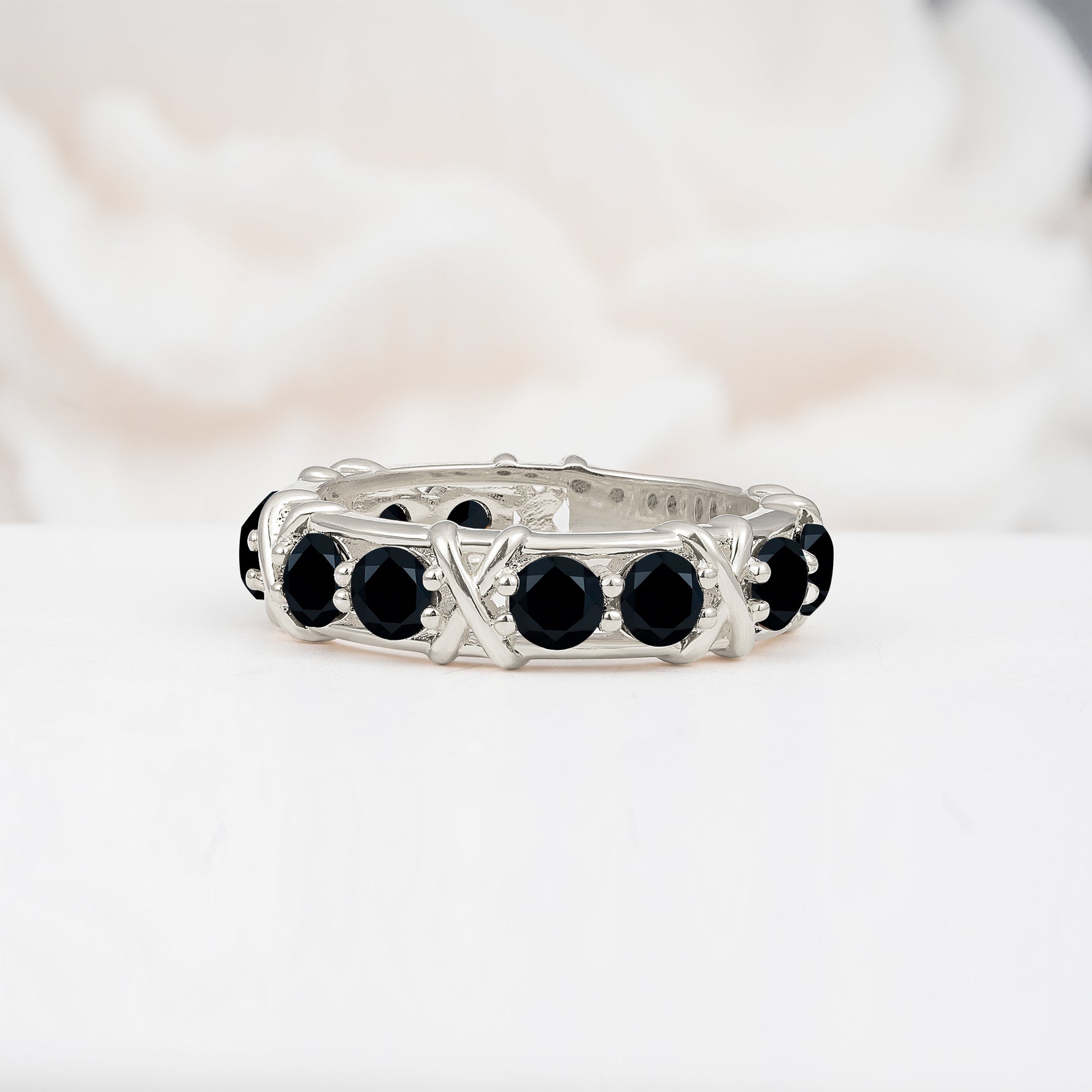 SR08741 Black Onyx Ring - Additional view