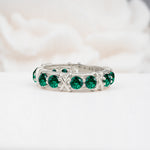 SR08741 Emerald Ring - Additional view