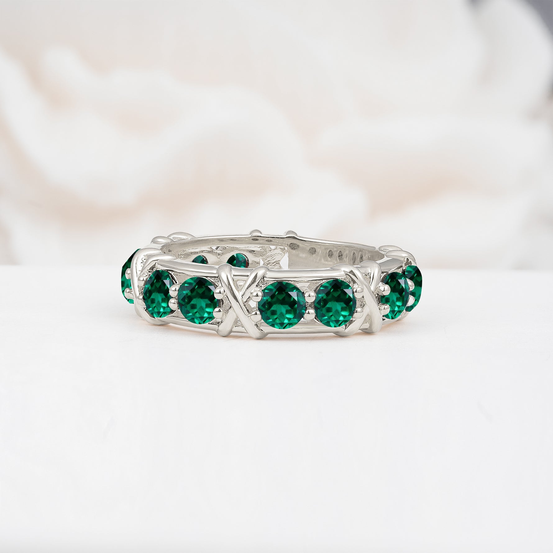 SR08741 Emerald Ring - Additional view
