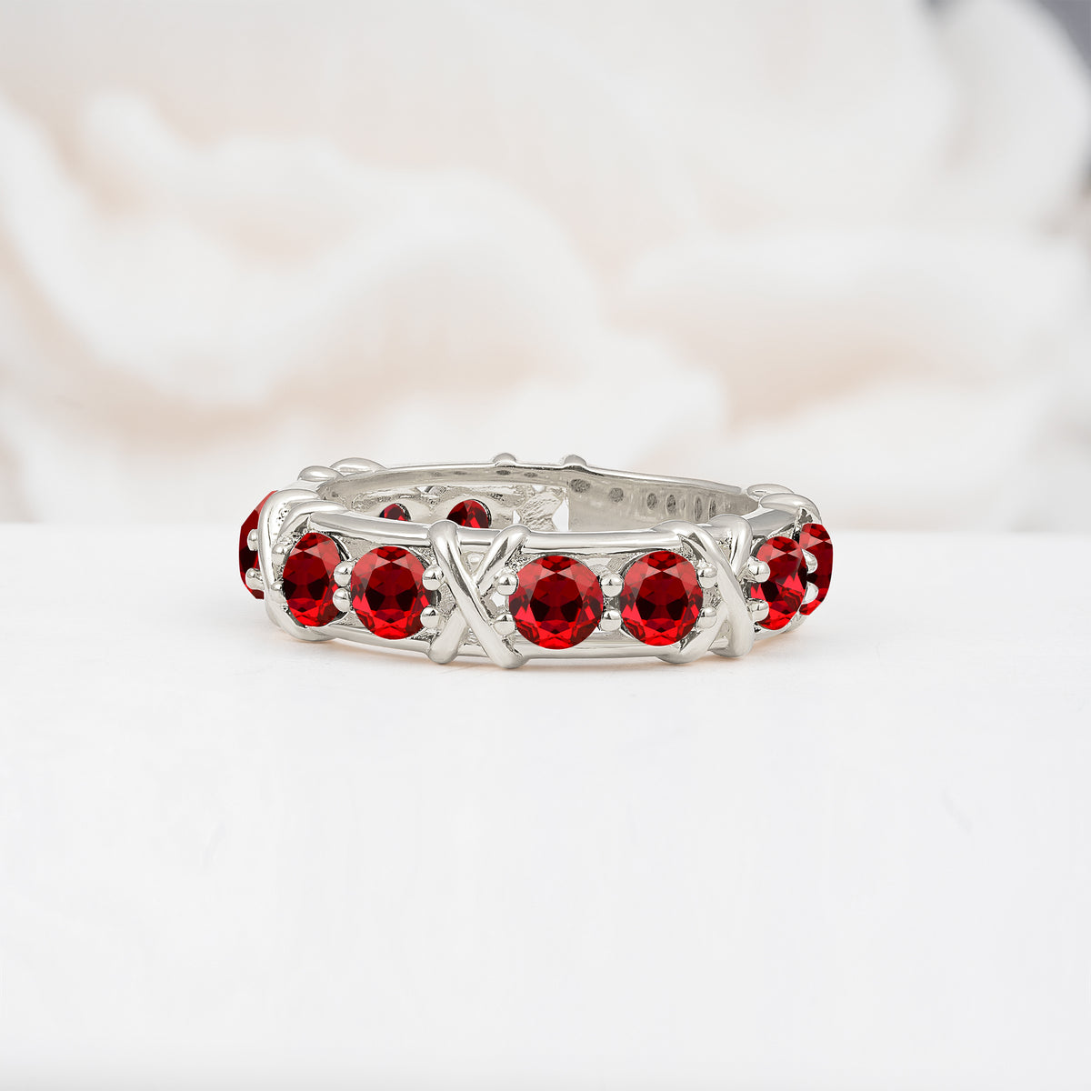 SR08741 Ruby Ring - Additional view