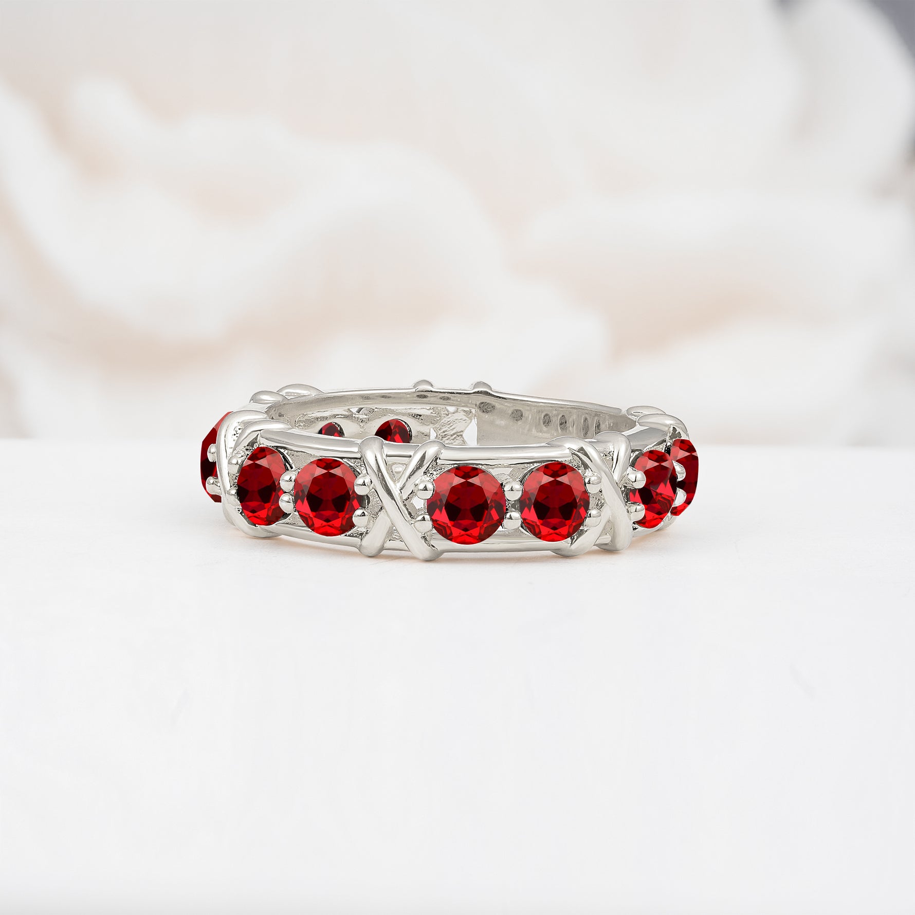 SR08741 Ruby Ring - Additional view