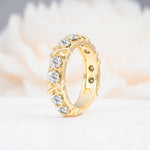 SR08741 Moissanite Ring - White-Gold