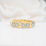 SR08741 Lab Diamond Ring - Yellow-Gold