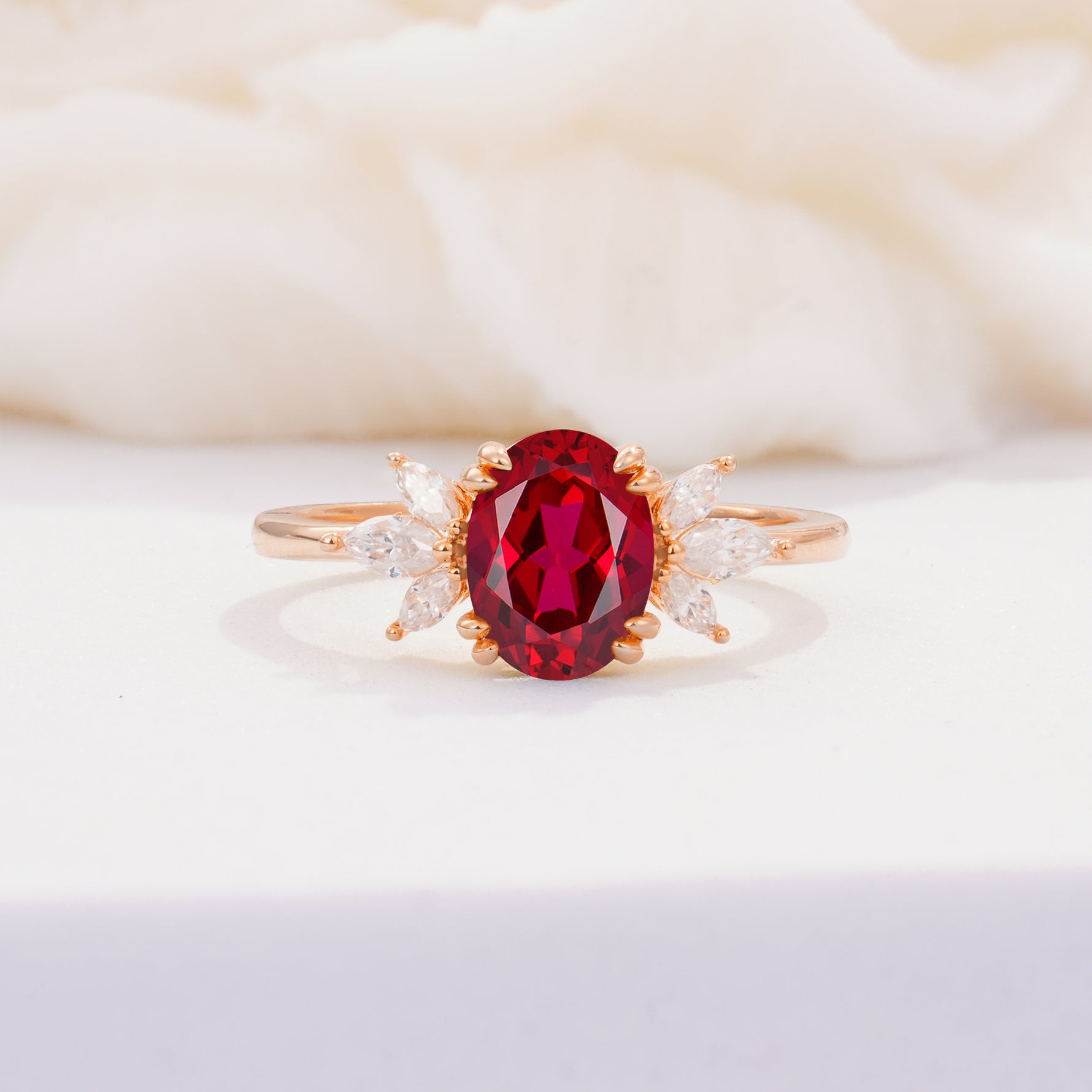 SR08756 Ruby Ring - Additional view