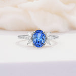 SR08756 Sapphire Ring - Additional view