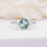 SR08756 Moss Agate Ring - Additional view