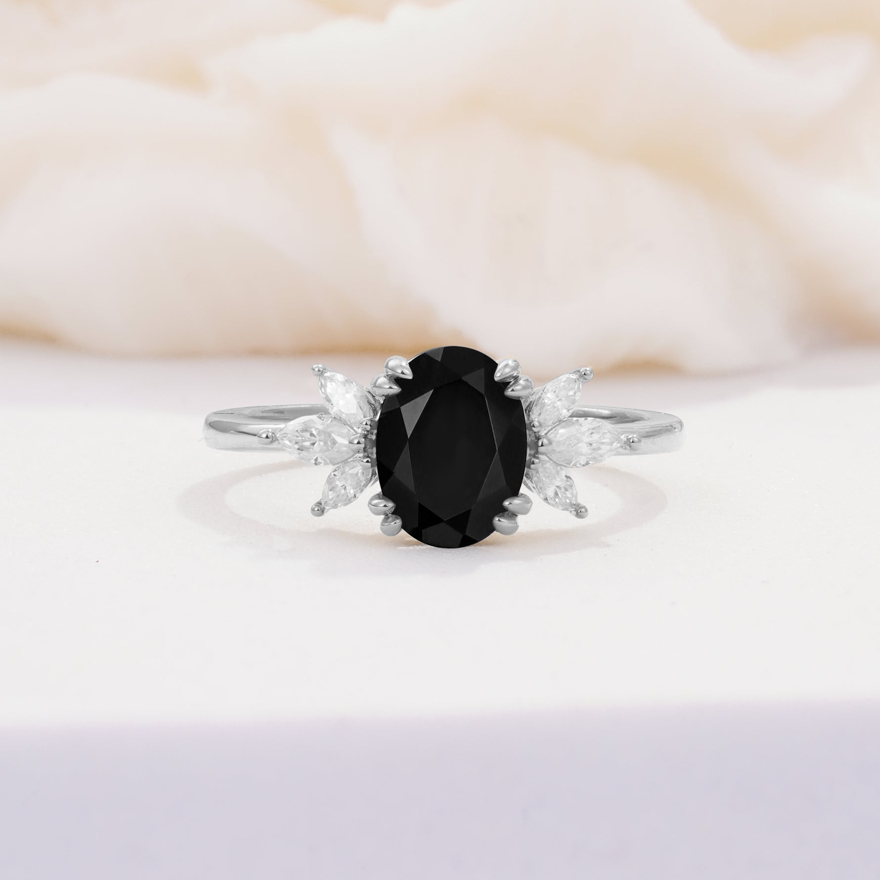 SR08756 Black Onyx Ring - Additional view