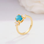 SR08756 Turquoise Ring - Additional view