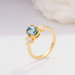 SR08756 Moss Agate Ring - Additional view