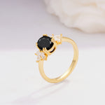 SR08756 Black Onyx Ring - Additional view