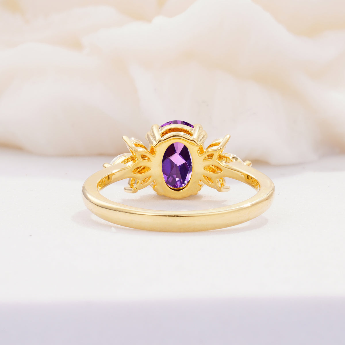 SR08756 Amethyst Ring - Additional view