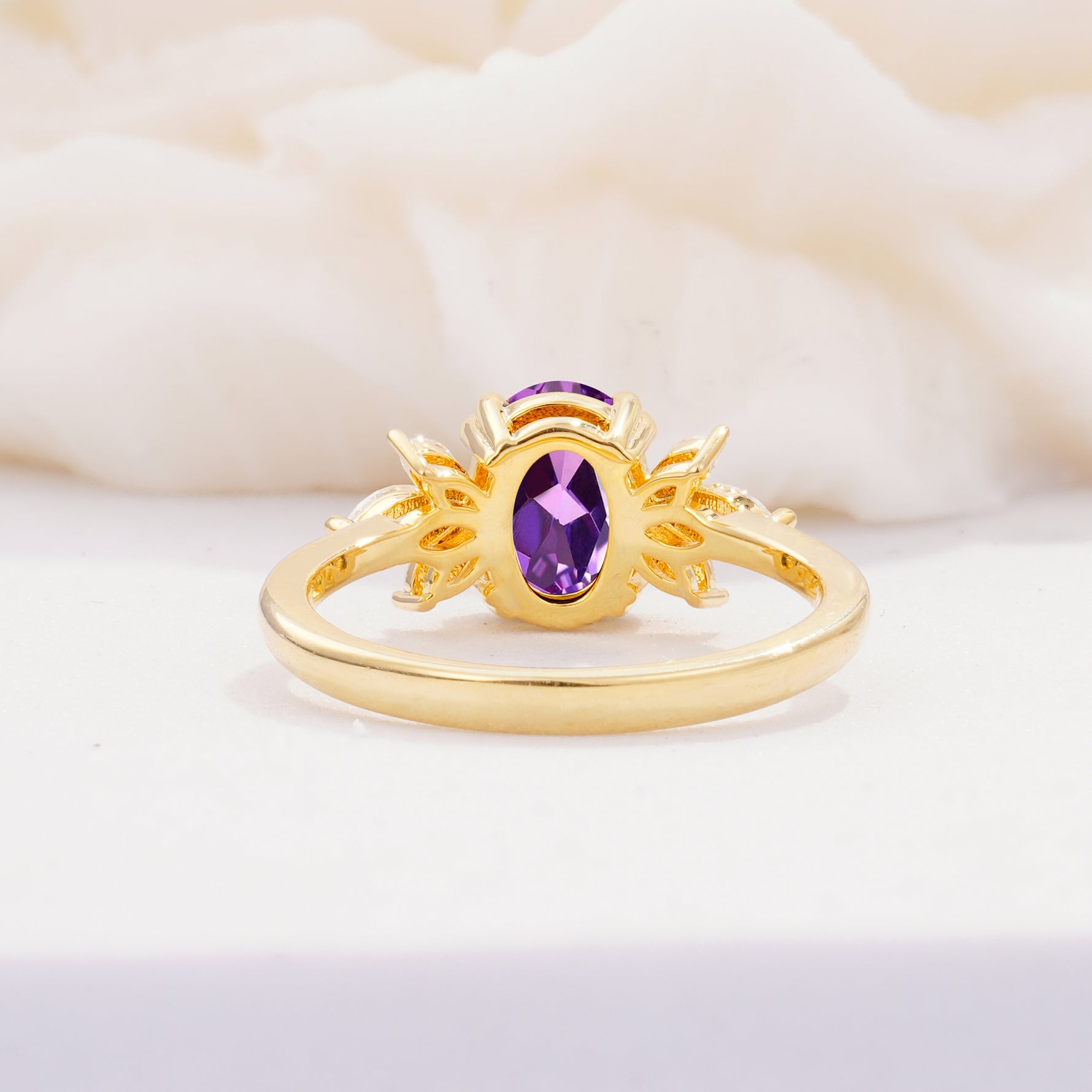 SR08756 Amethyst Ring - Additional view