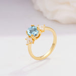 SR08756 Aquamarine Ring - Additional view