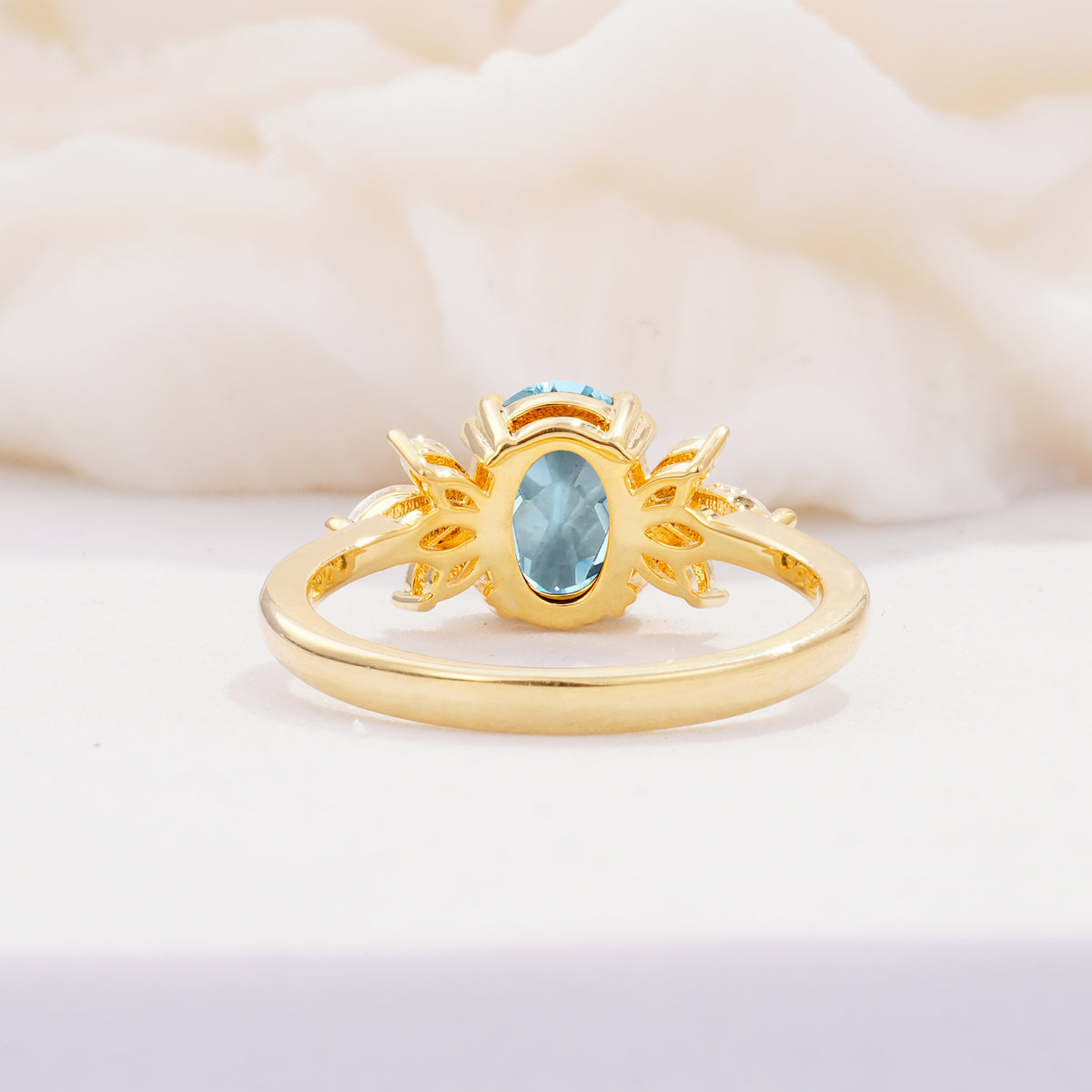 SR08756 Aquamarine Ring - Additional view