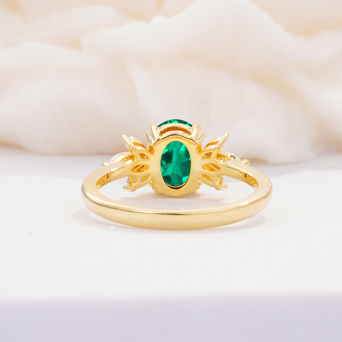 SR08756 Emerald Ring - Additional view