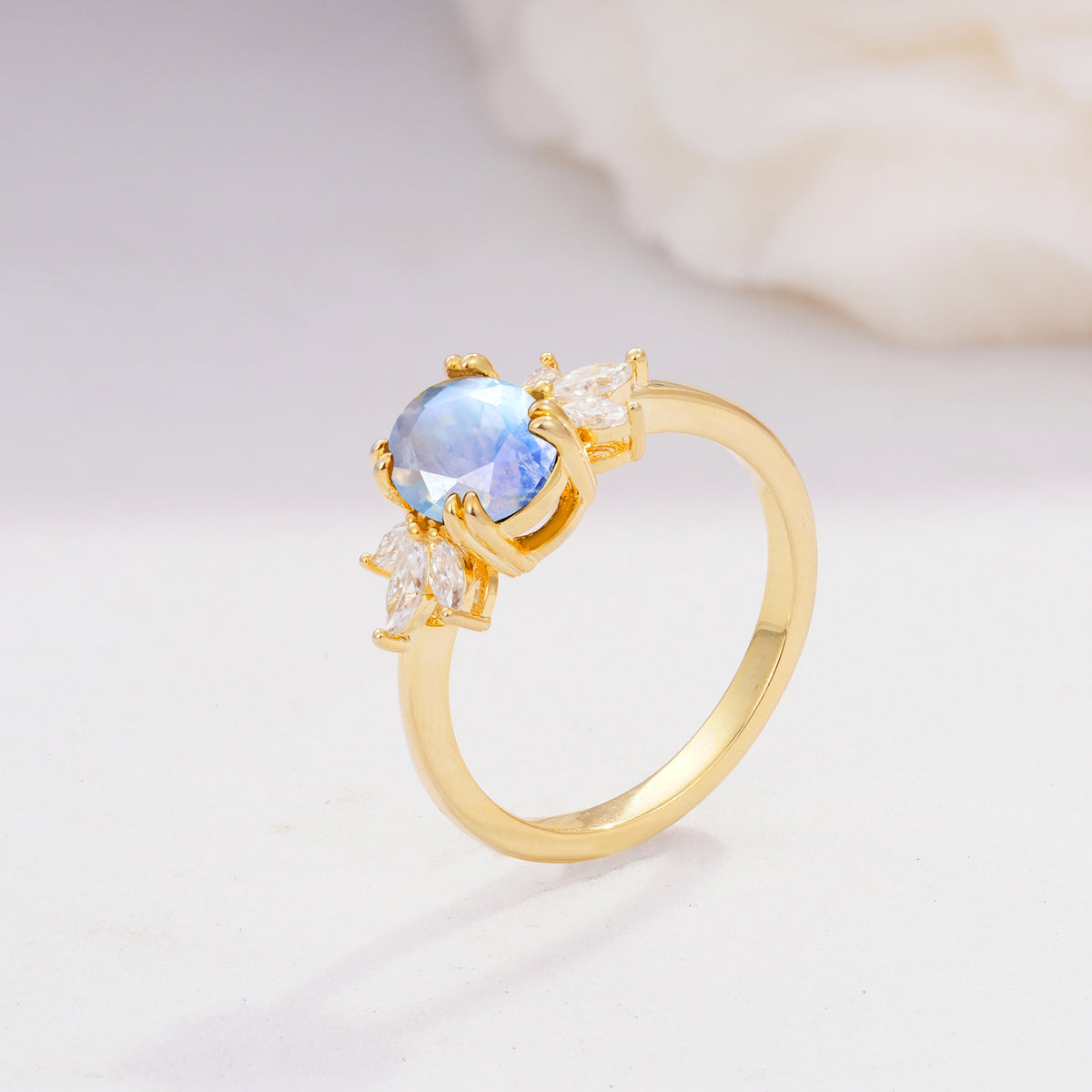 SR08756 Moonstone Ring - Additional view