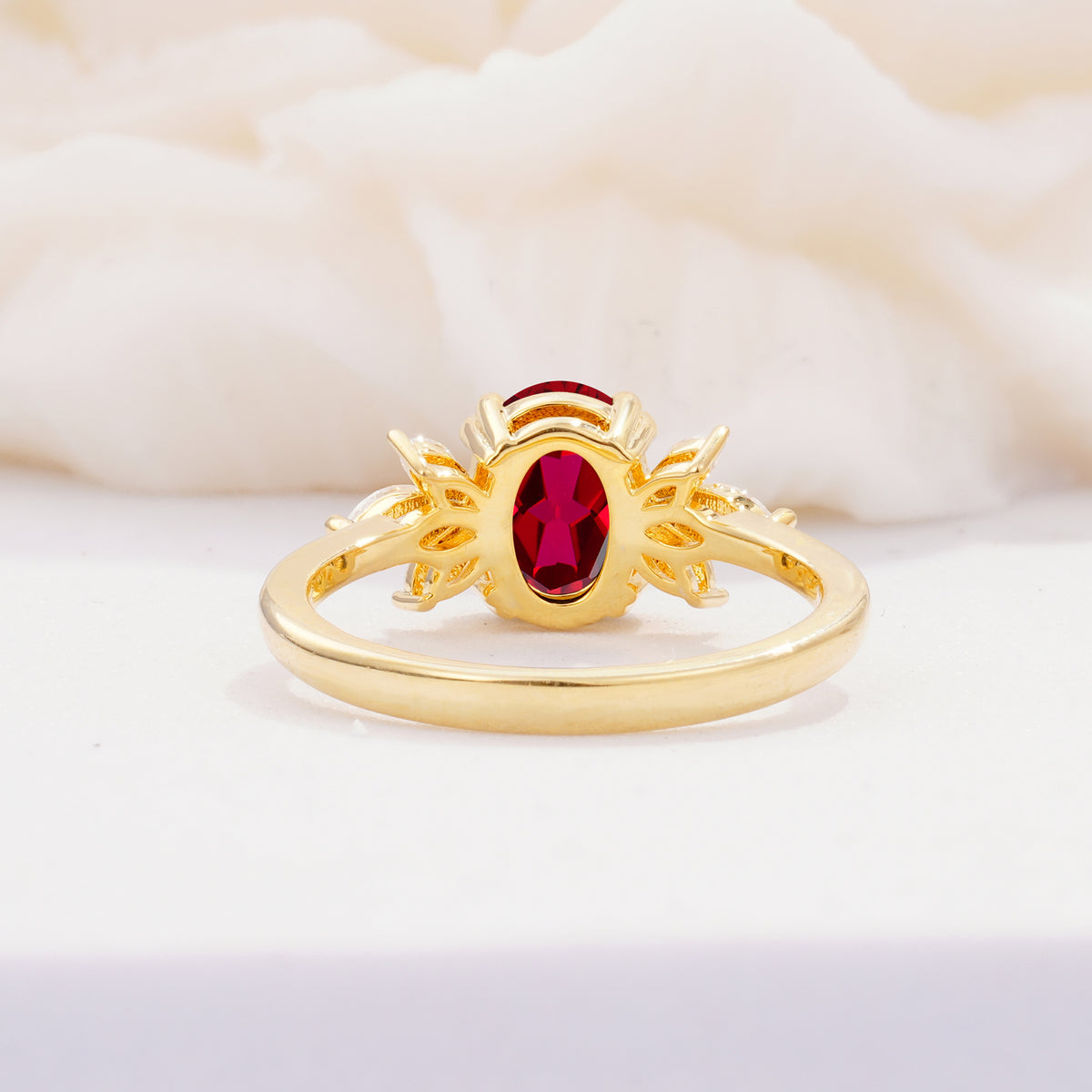 SR08756 Ruby Ring - Additional view