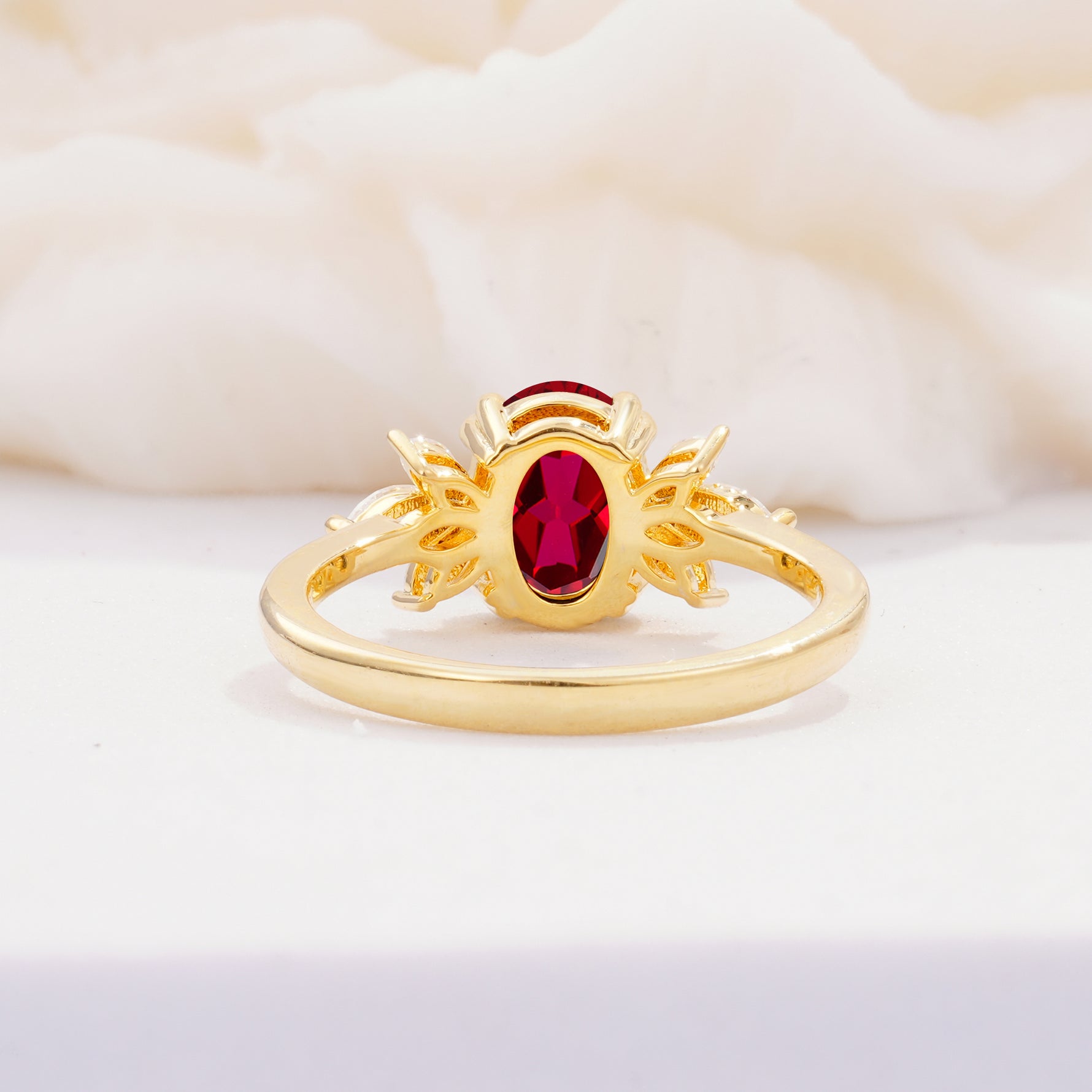 SR08756 Ruby Ring - Additional view