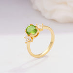SR08756 Peridot Ring - Additional view