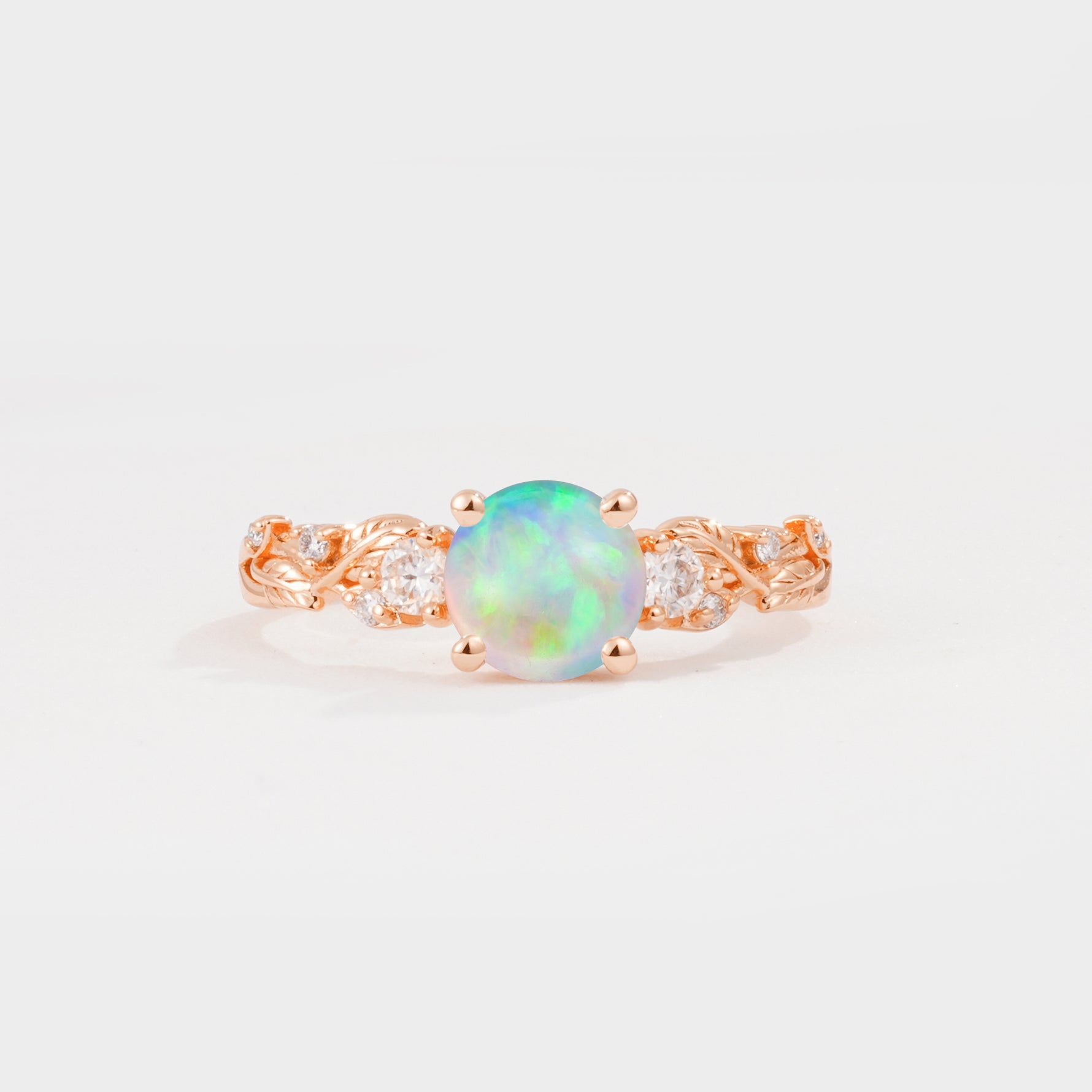 SR08759 Fire Opal Ring - Additional view