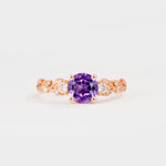 SR08759 Amethyst Ring - Additional view