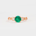 SR08759 Emerald Ring - Additional view