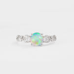 SR08759 Fire Opal Ring - Additional view