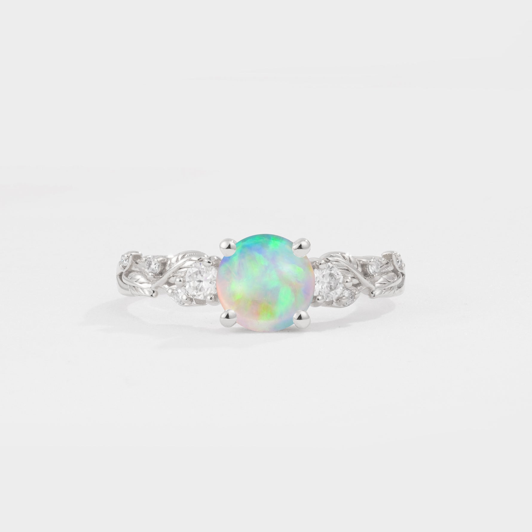 SR08759 Fire Opal Ring - Additional view