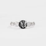 SR08759 Black Rutilated Quartz Ring - Additional view