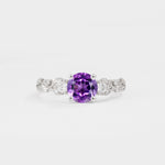 SR08759 Amethyst Ring - Additional view