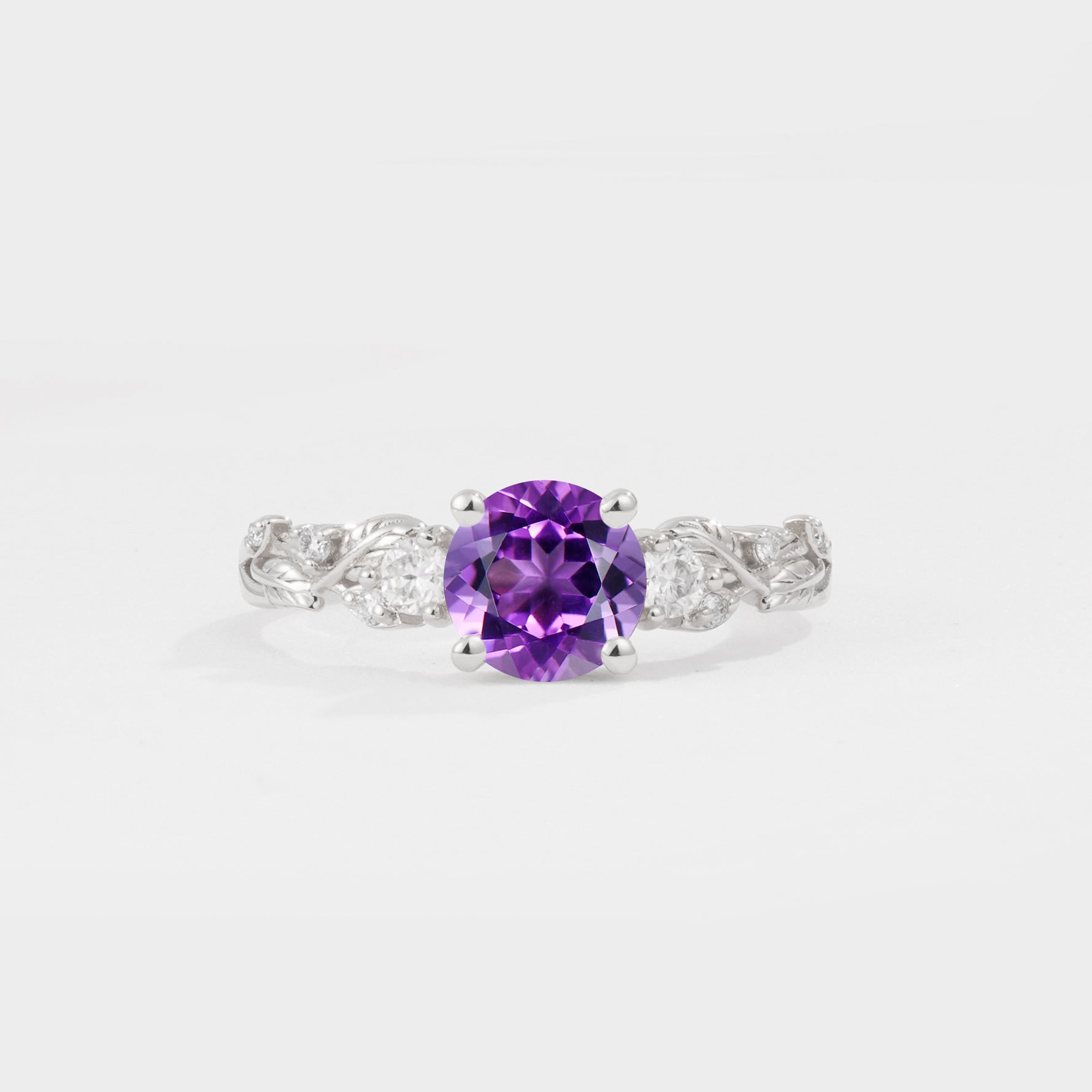 SR08759 Amethyst Ring - Additional view