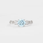 SR08759 Aquamarine Ring - Additional view