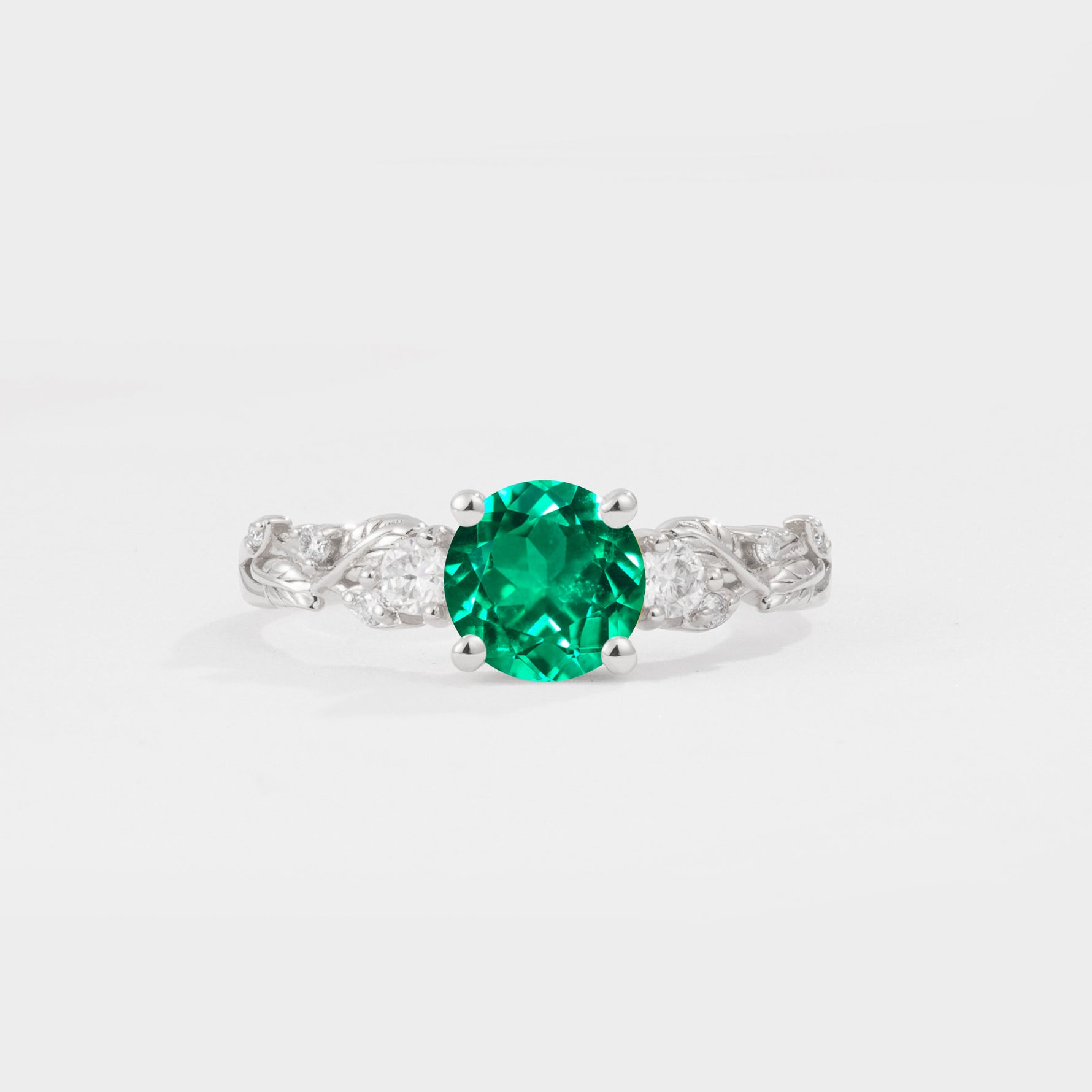 SR08759 Emerald Ring - Additional view