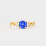 SR08759 Sapphire Ring - Yellow-Gold
