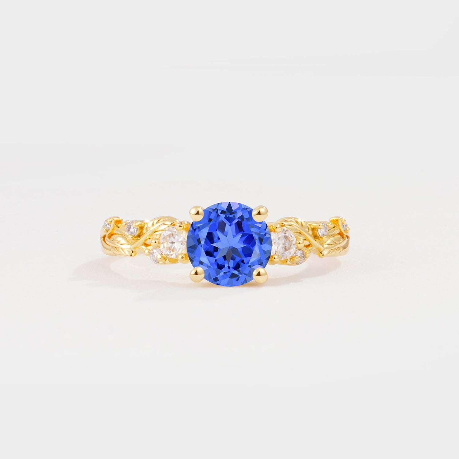 SR08759 Sapphire Ring - Yellow-Gold