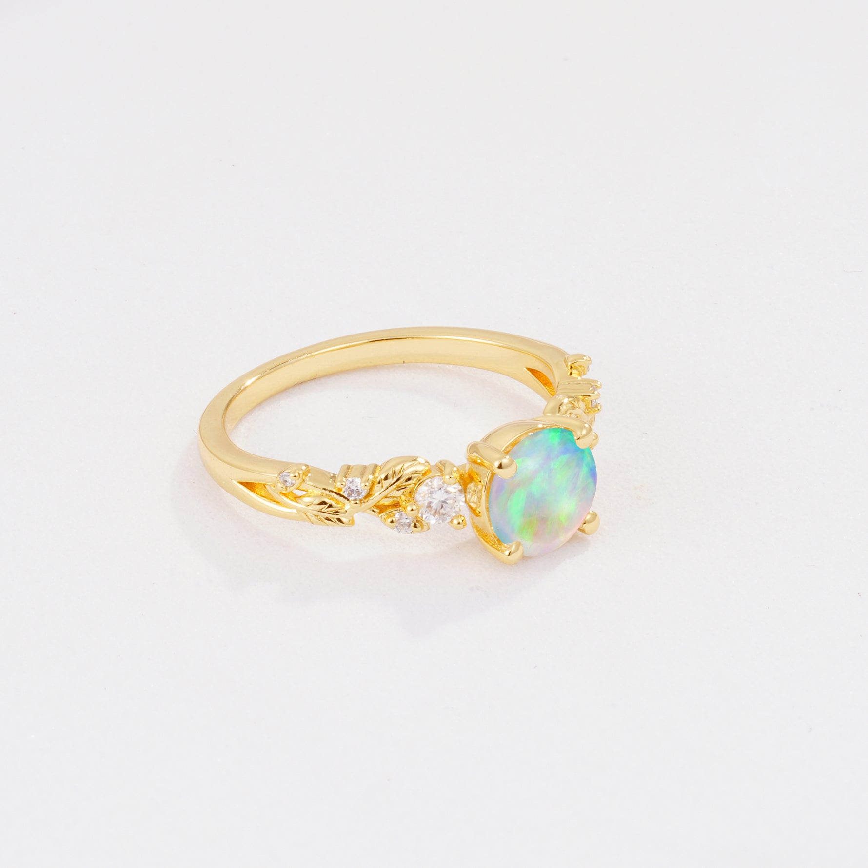 SR08759 Fire Opal Ring - Additional view