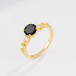 SR08759 Black Onyx Ring - Additional view