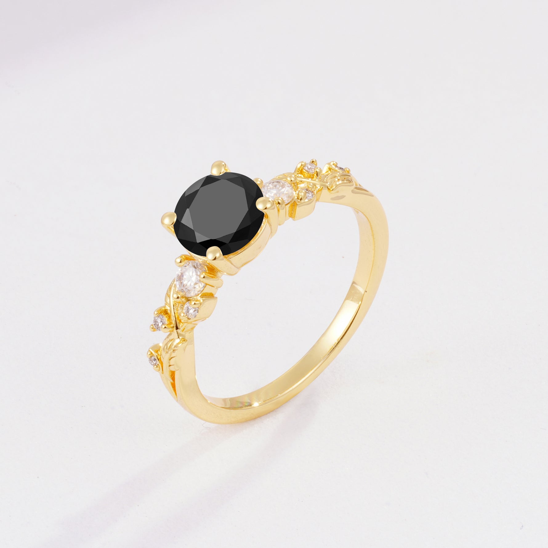 SR08759 Black Onyx Ring - Additional view