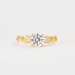 SR08759 Lab Diamond Ring - Yellow-Gold