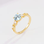 SR08759 Aquamarine Ring - Additional view