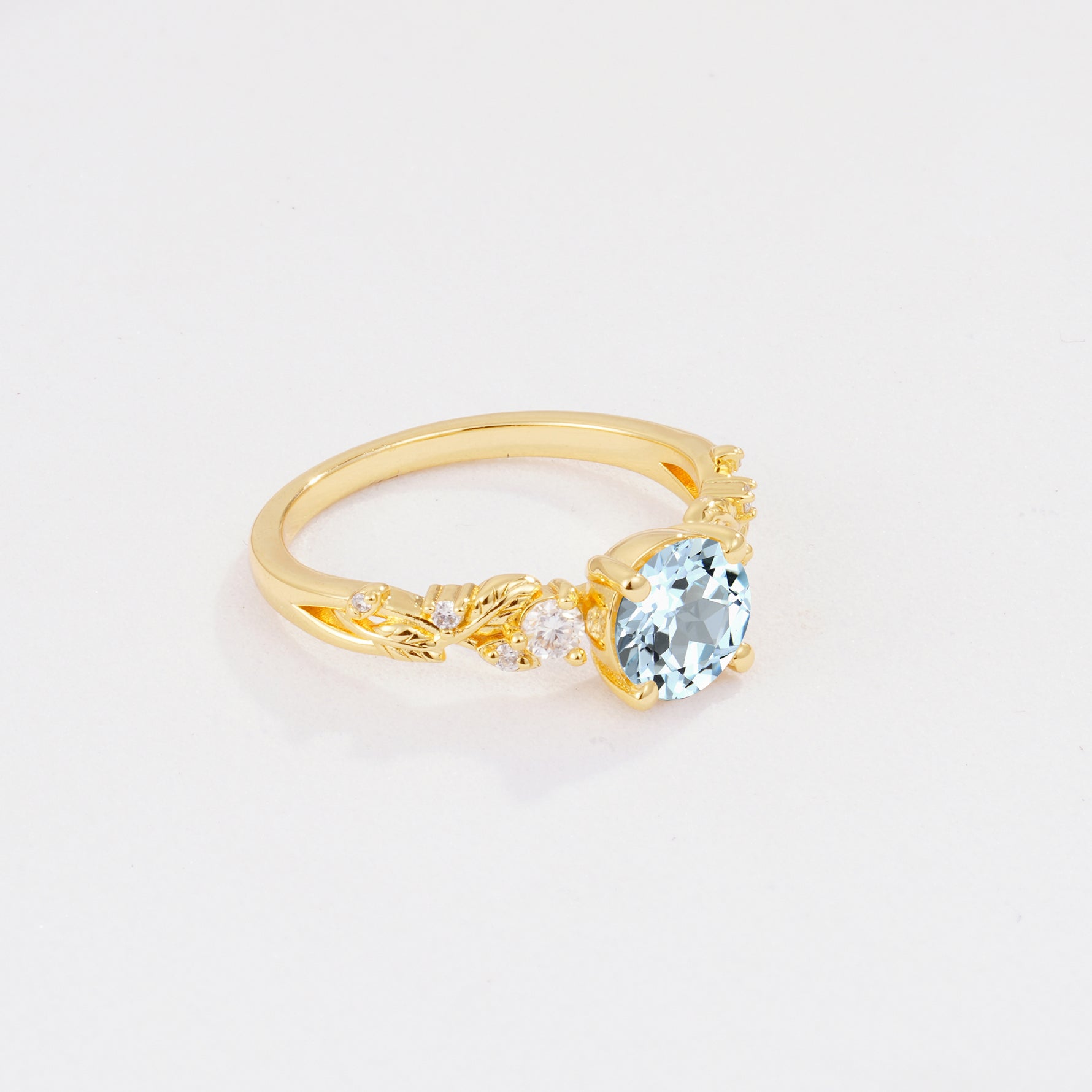 SR08759 Aquamarine Ring - Additional view