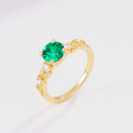 SR08759 Emerald Ring - Additional view