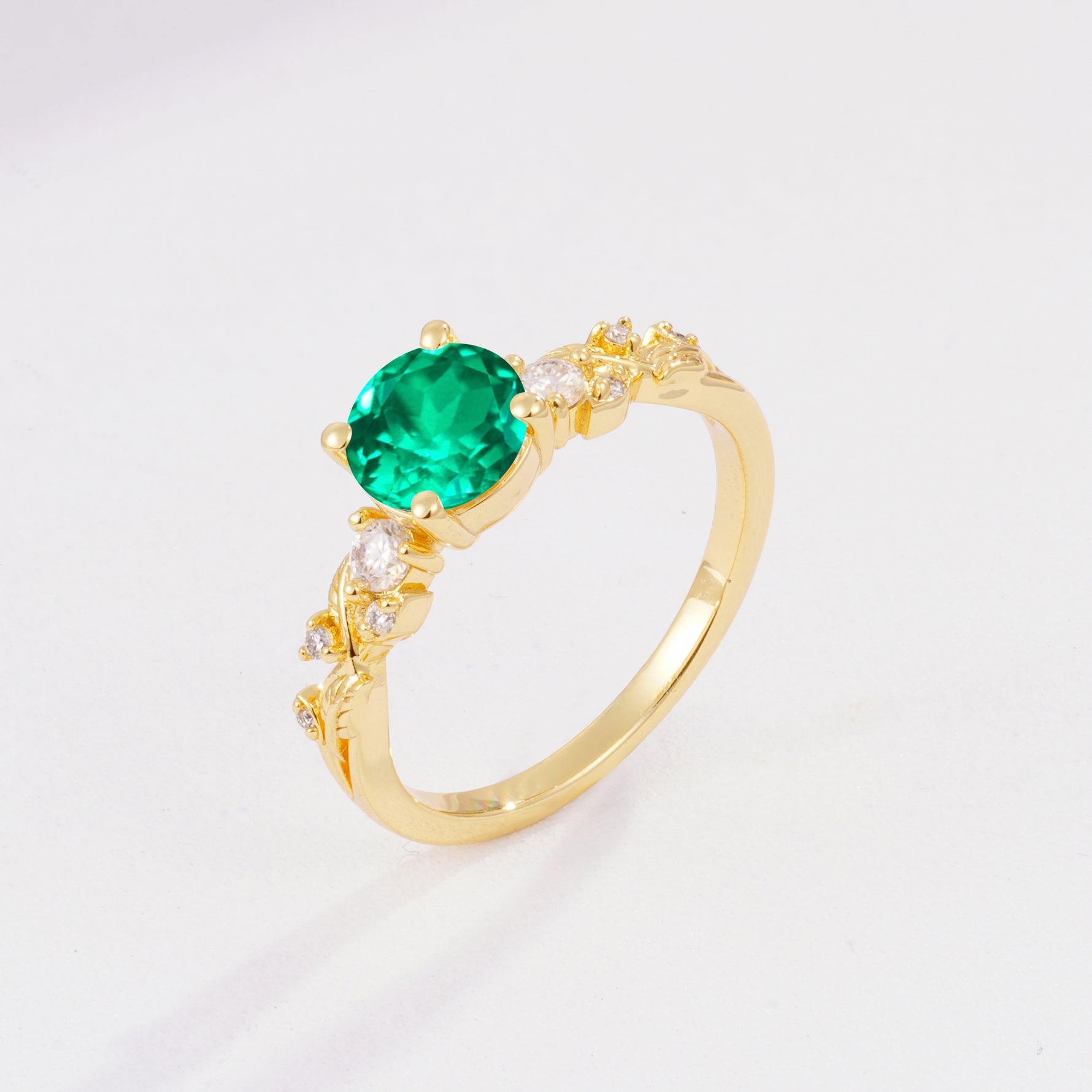 SR08759 Emerald Ring - Additional view