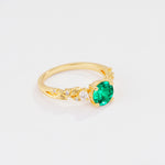 SR08759 Emerald Ring - Additional view