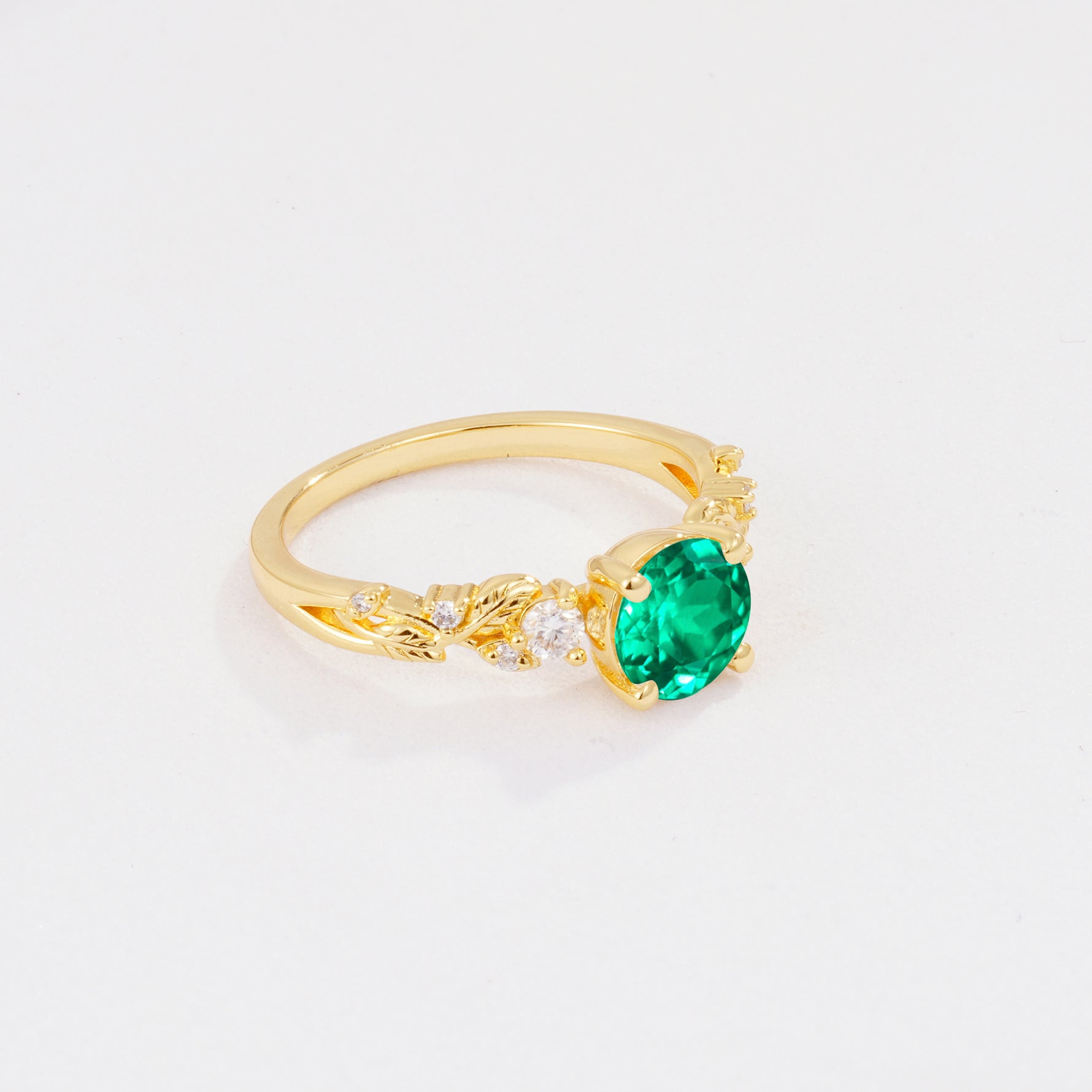 SR08759 Emerald Ring - Additional view