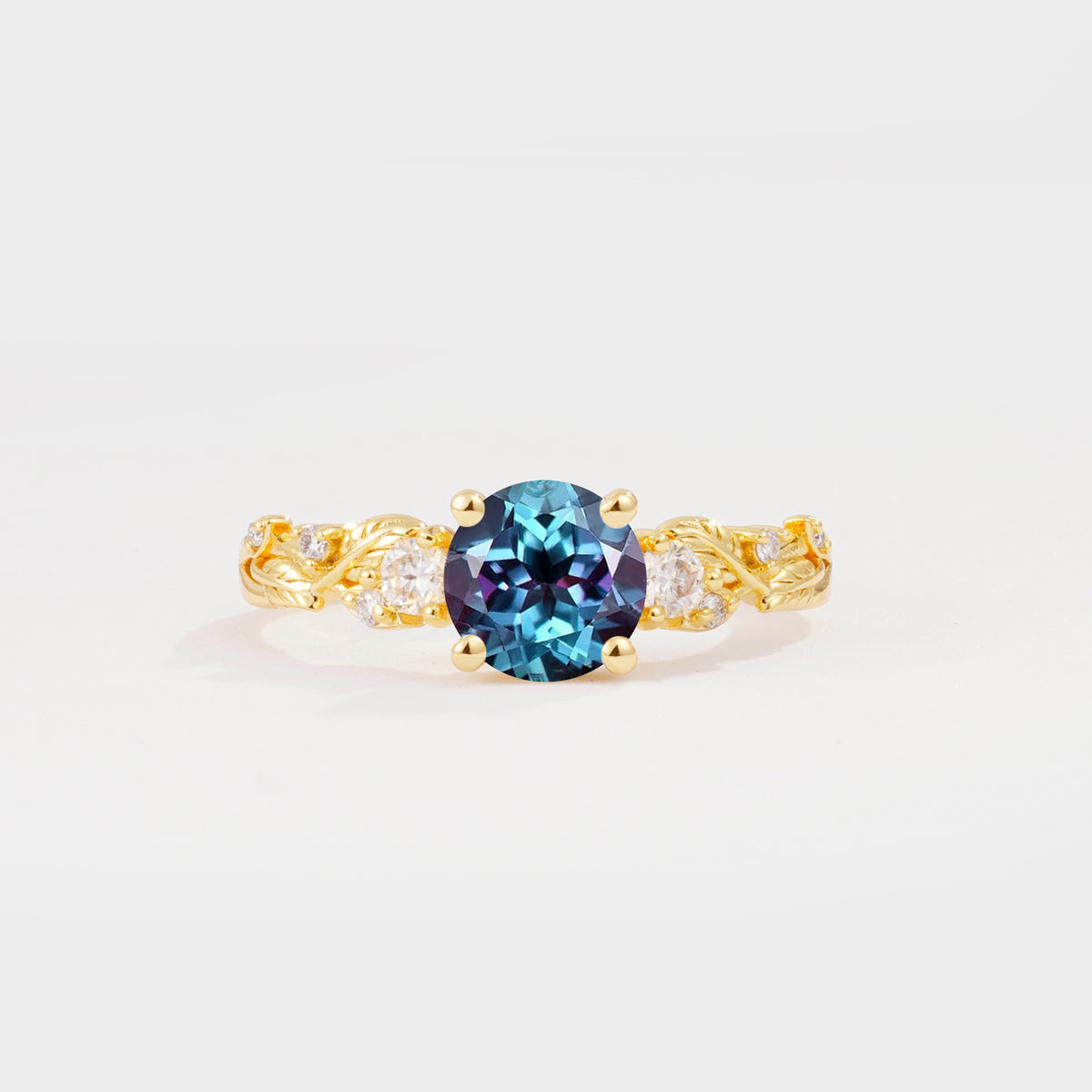 SR08759 Alexandrite Ring - Yellow-Gold