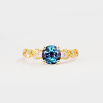SR08759 Alexandrite Ring - Yellow-Gold