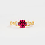SR08759 Ruby Ring - Yellow-Gold