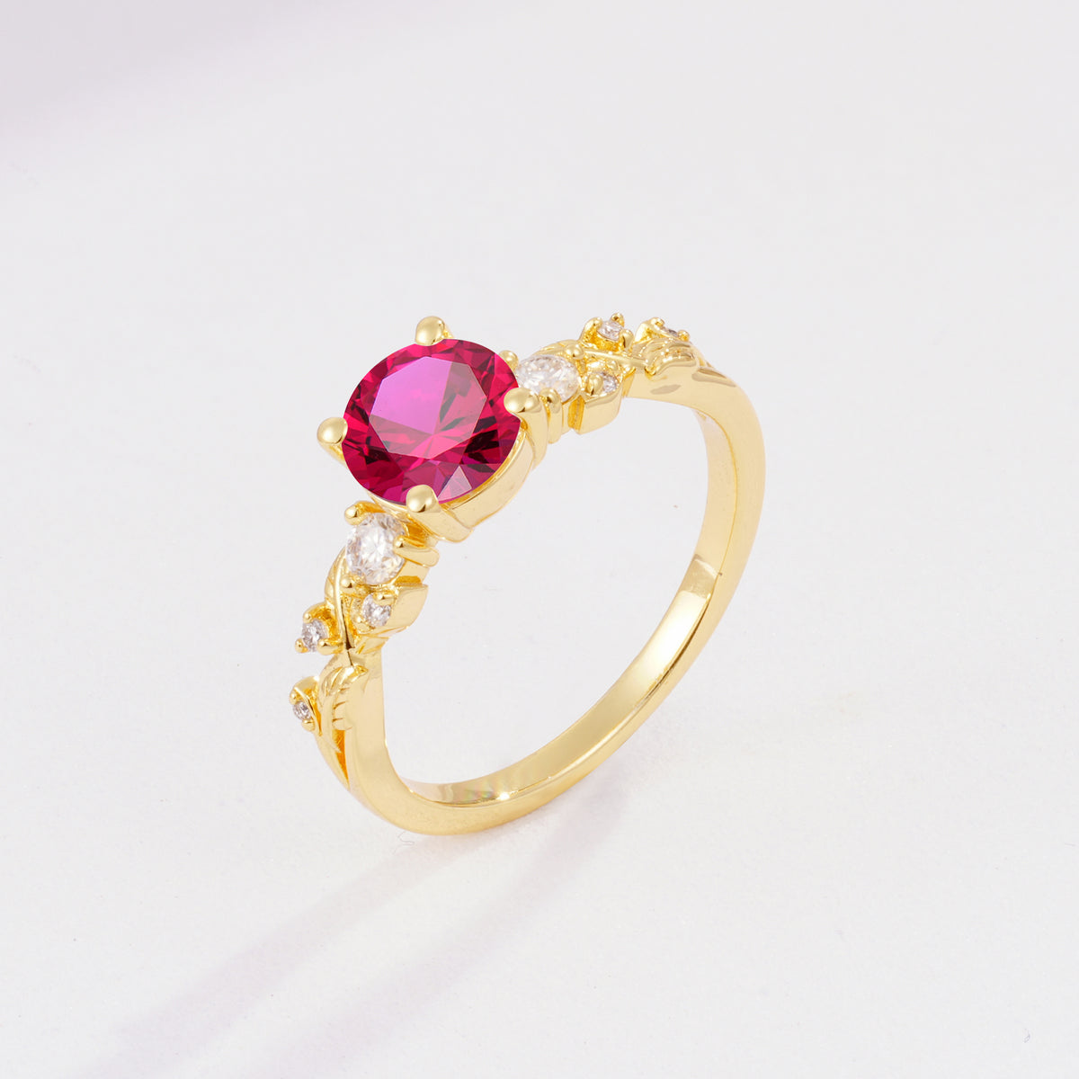 SR08759 Ruby Ring - Additional view
