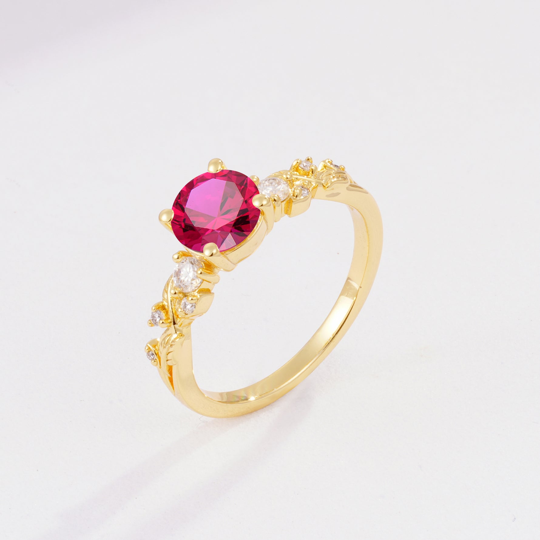 SR08759 Ruby Ring - Additional view